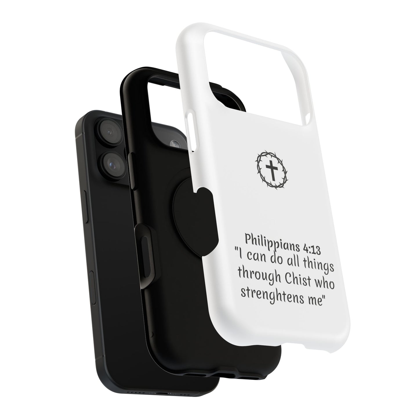 Philippians 4:13 Impact-Resistant Iphone Cases