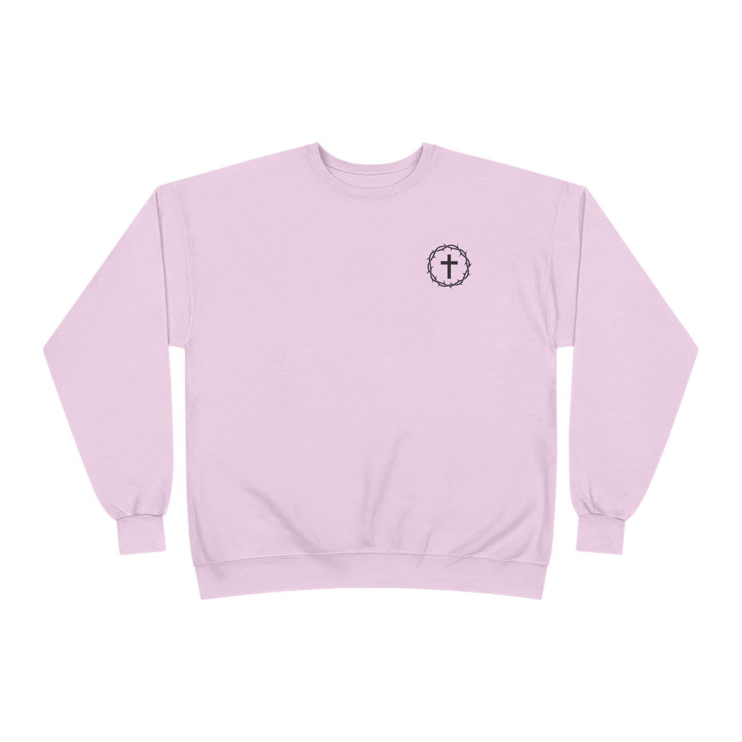 Display Your Faith - John 3:16 - Eco-Friendly Crewneck Sweatshirt Christian Apparel