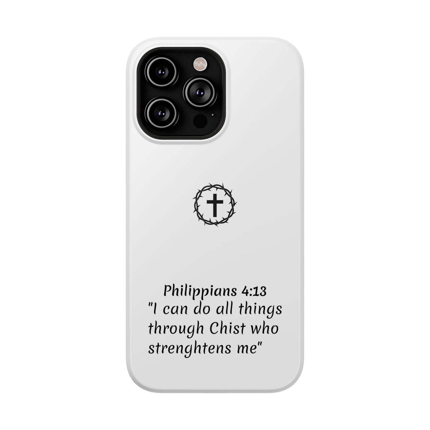 Philippians 4:13 Impact-Resistant Iphone Cases