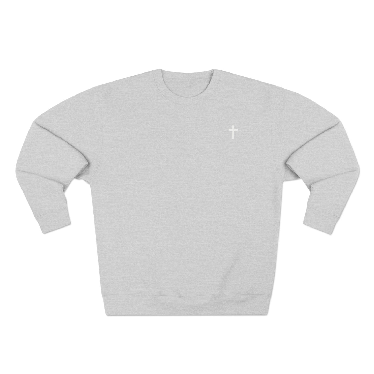 Christian Cross Crewneck Sweatshirt | Unisex Sweatshirt, Casual Wear, Gift for Him/Her, Holiday Apparel, Christian Sweatshirt