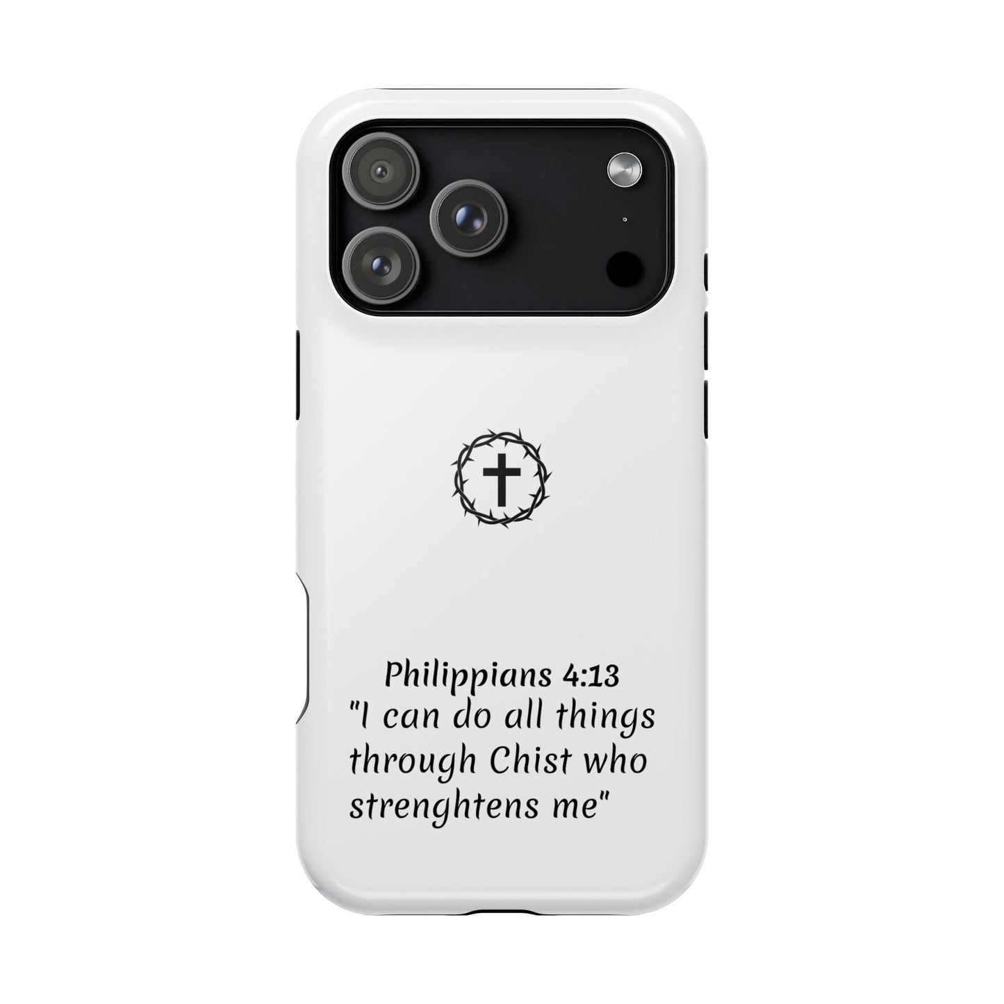 Philippians 4:13 Impact-Resistant Iphone Cases