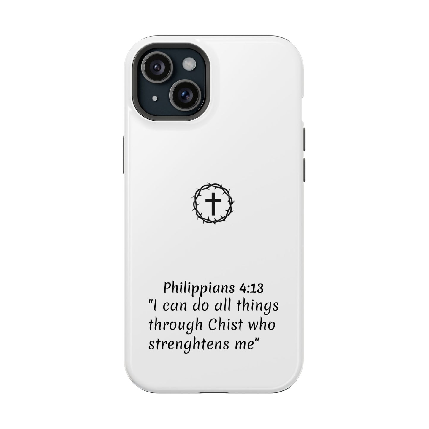 Philippians 4:13 Impact-Resistant Iphone Cases