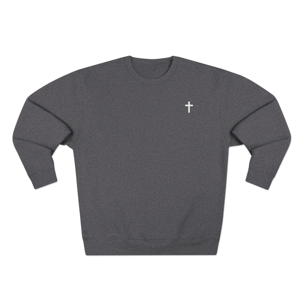 Christian Cross Crewneck Sweatshirt | Unisex Sweatshirt, Casual Wear, Gift for Him/Her, Holiday Apparel, Christian Sweatshirt