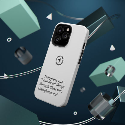 Philippians 4:13 Impact-Resistant Iphone Cases
