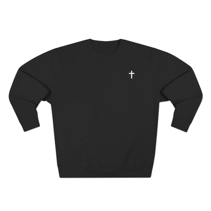 Christian Cross Crewneck Sweatshirt | Unisex Sweatshirt, Casual Wear, Gift for Him/Her, Holiday Apparel, Christian Sweatshirt