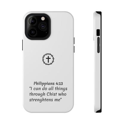 Philippians 4:13 Impact-Resistant Iphone Cases