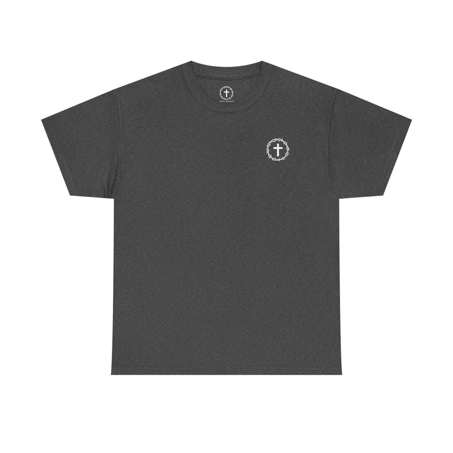 Display Your Faith Blank Unisex Heavy Cotton Tee, Christian Tee, Casual Wear, Gift for Believers, Everyday Comfort