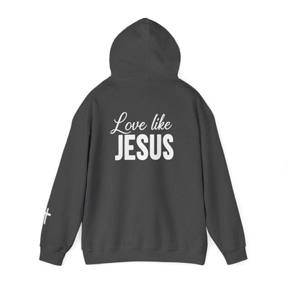Love Like Jesus – Faith-Inspired Unisex Hoodie  Christian Apparel, Religious Gift, Jesus Saves Fashion
