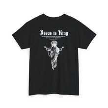Black Jesus is King Unisex Heavy Cotton Tee, Faith T-Shirt, Christian Apparel, Inspirational Gift, Religious Top, Casual Wear