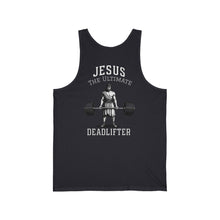 Jesus The Ultimate Deadlifter Unisex Jersey Tank Top