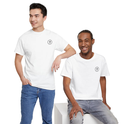 Display Your Faith Blank Unisex Heavy Cotton Tee, Christian Tee, Casual Wear, Gift for Believers, Everyday Comfort