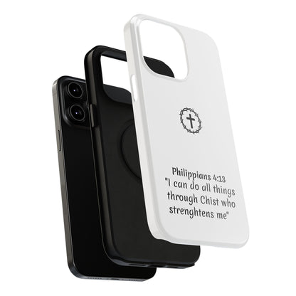 Philippians 4:13 Impact-Resistant Iphone Cases