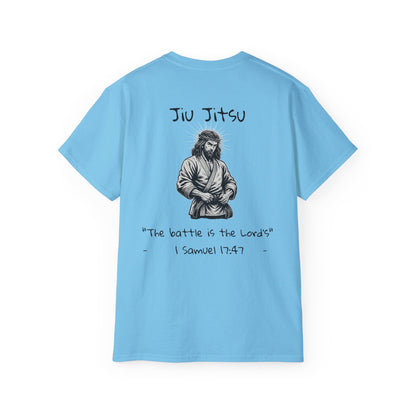 Jesus Jiu Jitsu - “The Battle Is the Lord’s”  Unisex Spiritual Graphic Tee