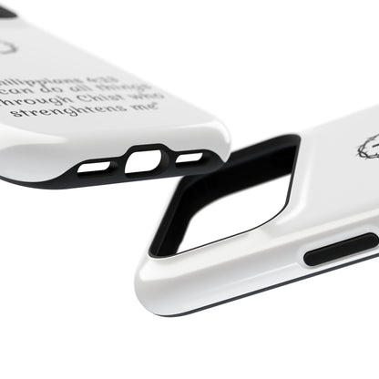 Philippians 4:13 Impact-Resistant Iphone Cases