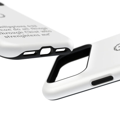 Philippians 4:13 Impact-Resistant Iphone Cases