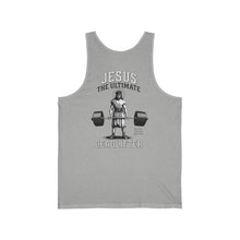 Jesus The Ultimate Deadlifter Unisex Jersey Tank Top