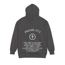 Psalms 27:1 Garment-Dyed Hoodie – Light Over Fear