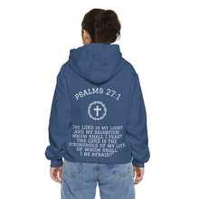 Psalms 27:1 Garment-Dyed Hoodie – Light Over Fear