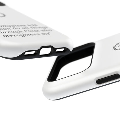 Philippians 4:13 Impact-Resistant Iphone Cases