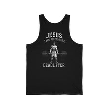 Jesus The Ultimate Deadlifter Unisex Jersey Tank Top