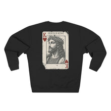 Jesus is King Christian Crewneck Sweatshirt, Faith-based Apparel, Inspirational Gift, Unisex Sweatshirt, Religious Clothing,
