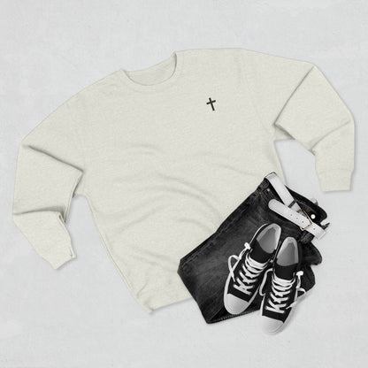 Christian Cross Crewneck Sweatshirt | Unisex Sweatshirt, Casual Wear, Gift for Him/Her, Holiday Apparel, Christian Sweatshirt