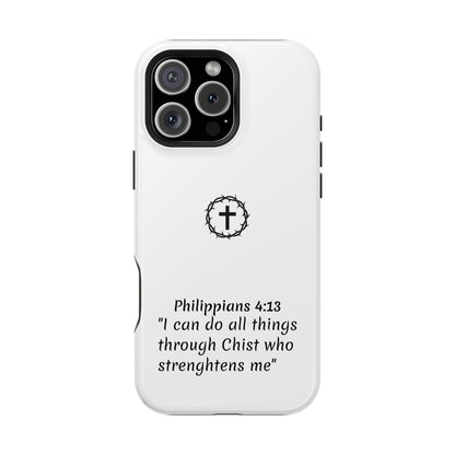 Philippians 4:13 Impact-Resistant Iphone Cases