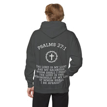 Psalms 27:1 Garment-Dyed Hoodie – Light Over Fear