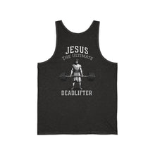 Jesus The Ultimate Deadlifter Unisex Jersey Tank Top