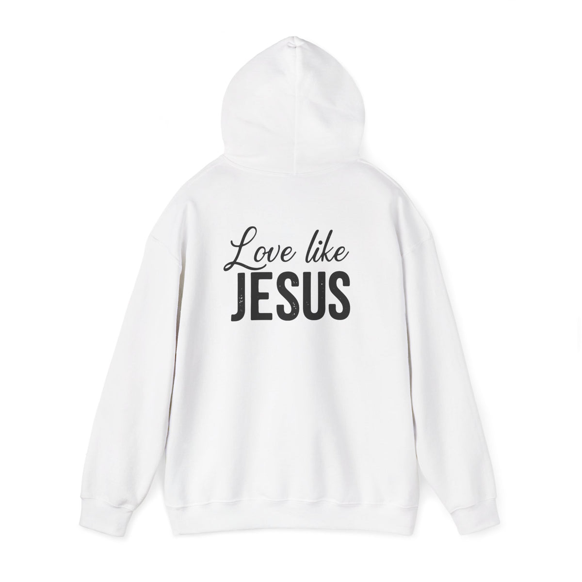 Love Like Jesus – Faith-Inspired Unisex Hoodie  Christian Apparel, Religious Gift, Jesus Saves Fashion
