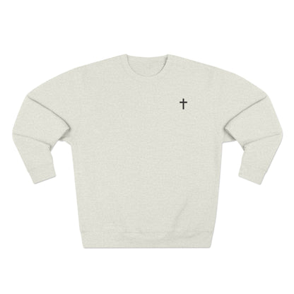 Christian Cross Crewneck Sweatshirt | Unisex Sweatshirt, Casual Wear, Gift for Him/Her, Holiday Apparel, Christian Sweatshirt