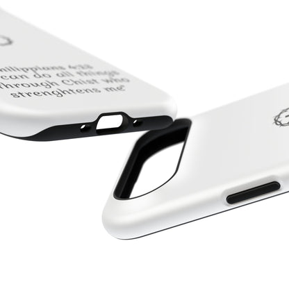 Philippians 4:13 Impact-Resistant Iphone Cases
