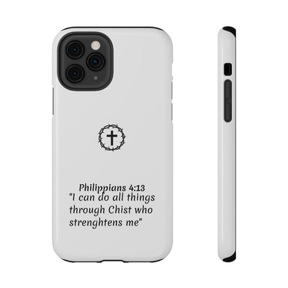 Philippians 4:13 Impact-Resistant Iphone Cases