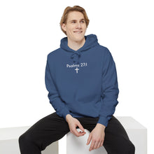 Psalms 27:1 Garment-Dyed Hoodie – Light Over Fear