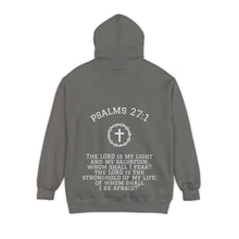 Psalms 27:1 Garment-Dyed Hoodie – Light Over Fear