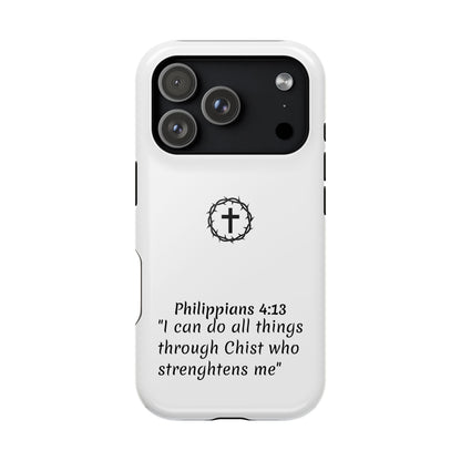 Philippians 4:13 Impact-Resistant Iphone Cases