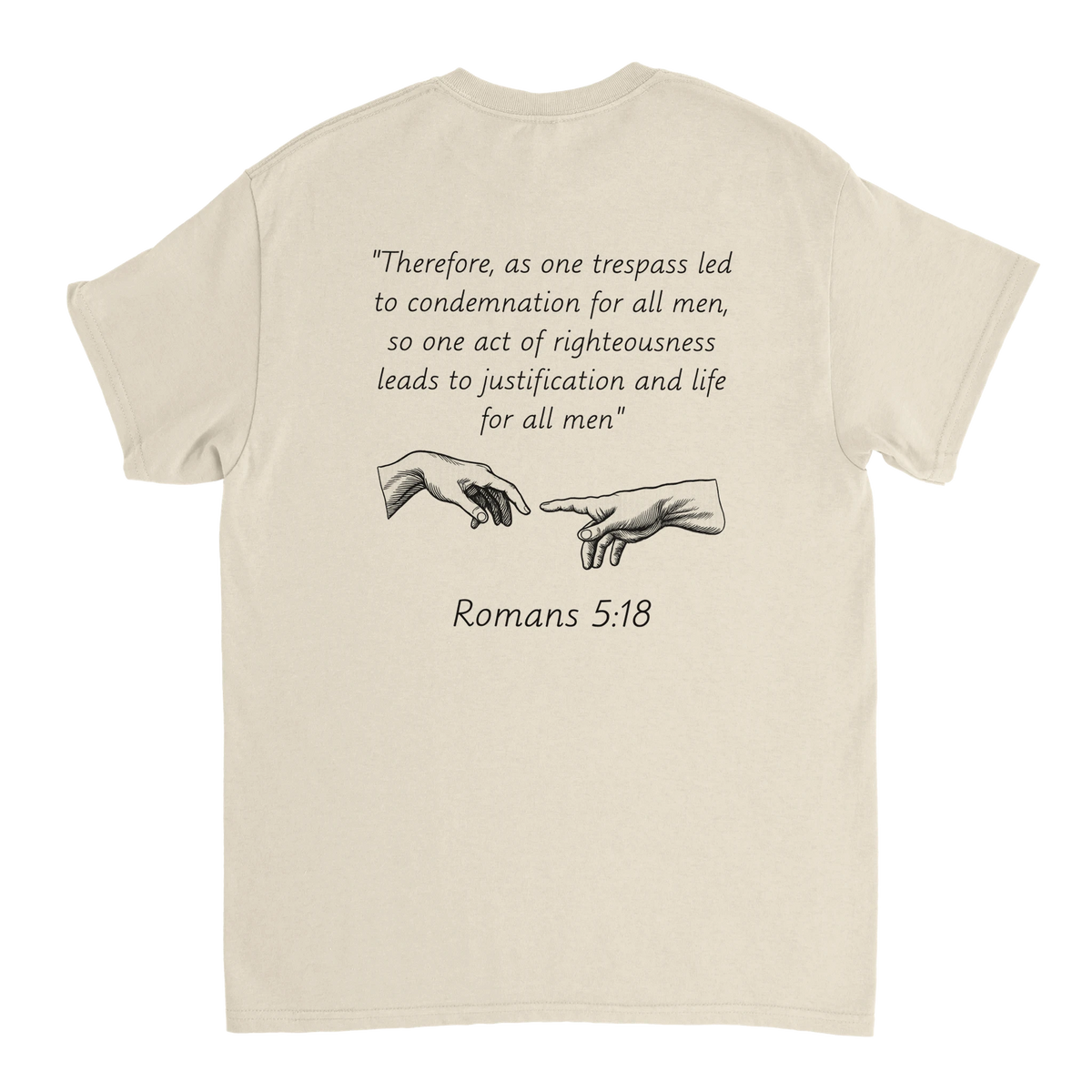 Romans 5:18 - Heavyweight Unisex Crewneck T-shirt | Gildan® 5000