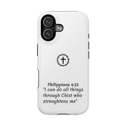 Philippians 4:13 Impact-Resistant Iphone Cases