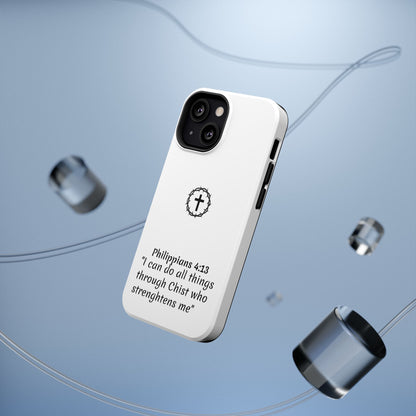 Philippians 4:13 Impact-Resistant Iphone Cases