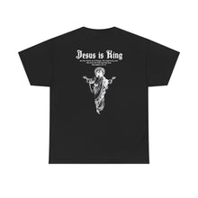 Black Jesus is King Unisex Heavy Cotton Tee, Faith T-Shirt, Christian Apparel, Inspirational Gift, Religious Top, Casual Wear
