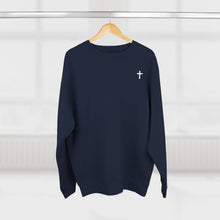 Christian Cross Crewneck Sweatshirt | Unisex Sweatshirt, Casual Wear, Gift for Him/Her, Holiday Apparel, Christian Sweatshirt