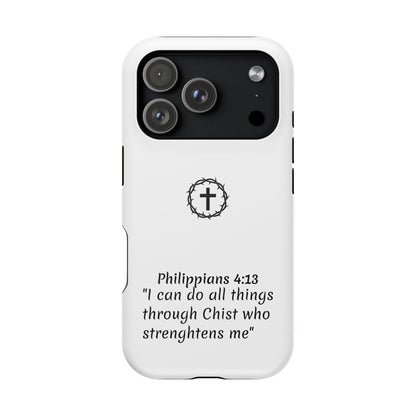Philippians 4:13 Impact-Resistant Iphone Cases