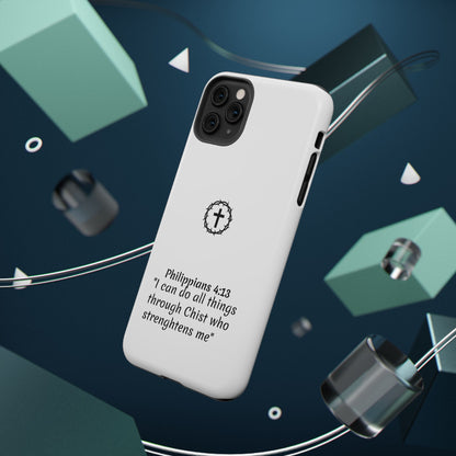 Philippians 4:13 Impact-Resistant Iphone Cases
