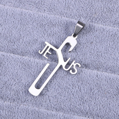 Personality JESUS Cross Necklace