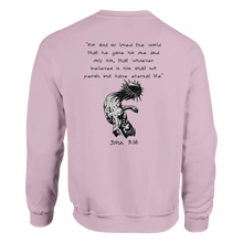 John 3:16 - Anime Jesus - Classic Unisex Crewneck Sweatshirt | Gildan® 18000