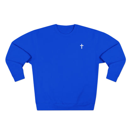 Christian Cross Crewneck Sweatshirt | Unisex Sweatshirt, Casual Wear, Gift for Him/Her, Holiday Apparel, Christian Sweatshirt