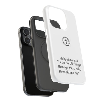 Philippians 4:13 Impact-Resistant Iphone Cases