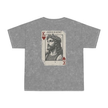 Jesus Is King - Unisex Christian Mineral Wash T-Shirt