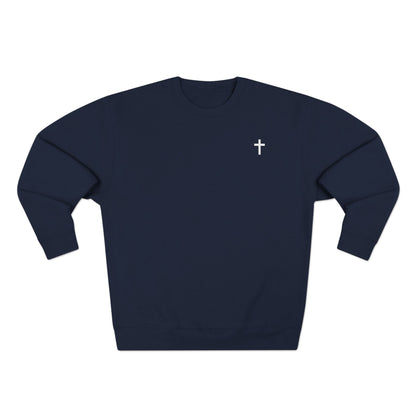 Christian Cross Crewneck Sweatshirt | Unisex Sweatshirt, Casual Wear, Gift for Him/Her, Holiday Apparel, Christian Sweatshirt