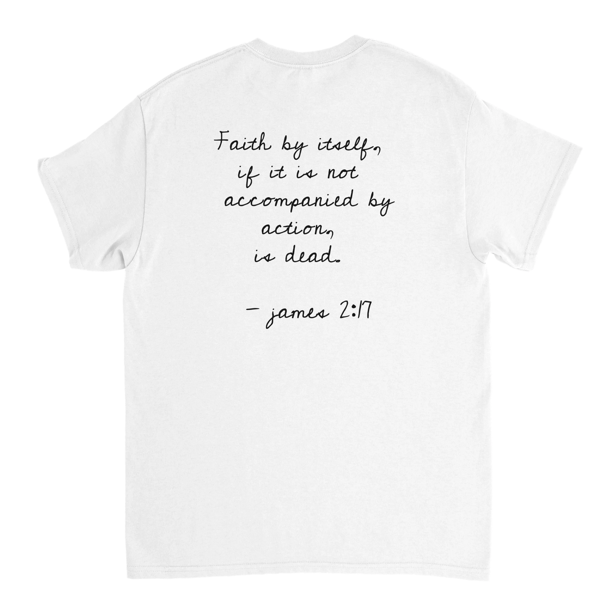 James 2:17 Heavyweight Unisex Crewneck T-shirt | Gildan® 5000